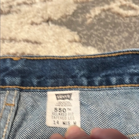Levi's 550  Blue Straight Jeans with Classic Indigo Shade like new. - Picture 3 of 5